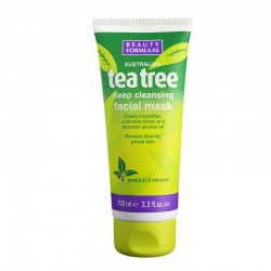 Beauty Formulas Tea Tree Deep Cleansing Facial Mask - 100ml 
