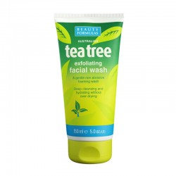Beauty Formulas Exfoliating Facial  TEA TREE - 150ML