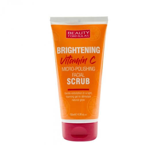 Beauty Formulas Vitamin C Brightening Facial Scrub για καθημερινή χρήση 150ml