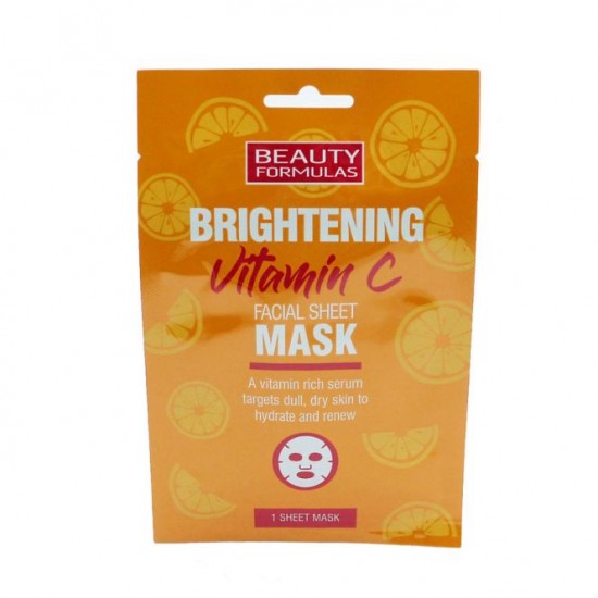 Beauty Formulas Vitamin C Facial Sheet Mask 