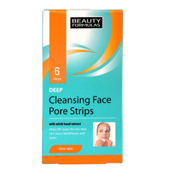 Beauty Formulas Cleansing Face Pore Strips 6τμχ