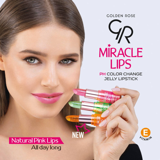 GOLDEN ROSE MIRACLE LIPS COLOR CHANGE JELLY LIPSTICK