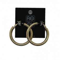 Ro Accessories Σκουλαρίκι Κρίκος Χρυσός 40 mm 